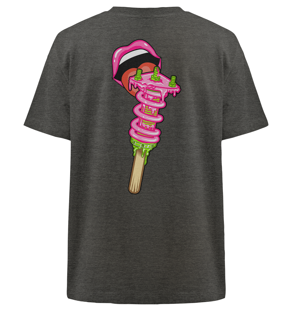 Ice Cream Static - Heavy Oversized Organic Shirt
