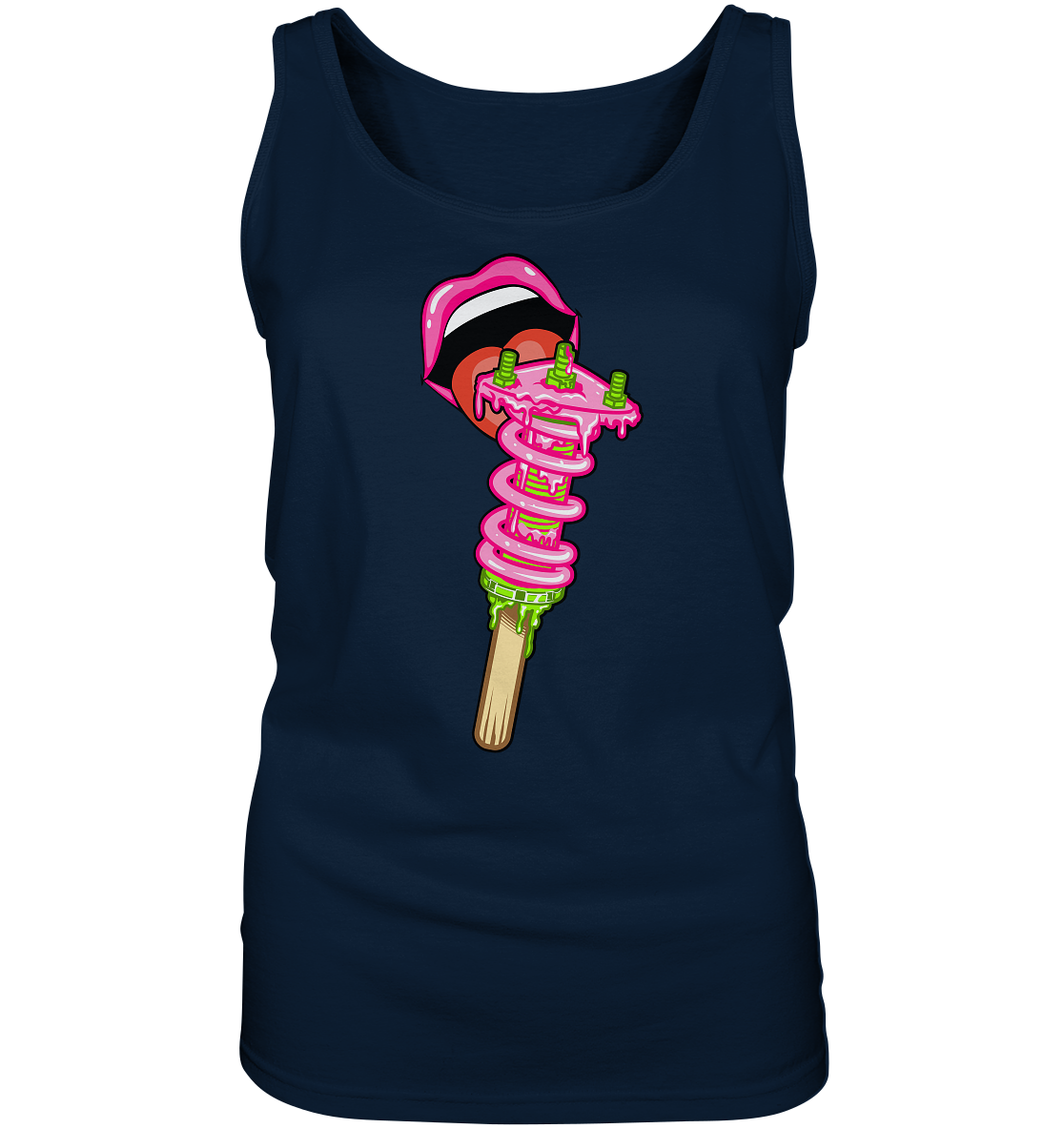 Ice Cream Static - Ladies Tank-Top