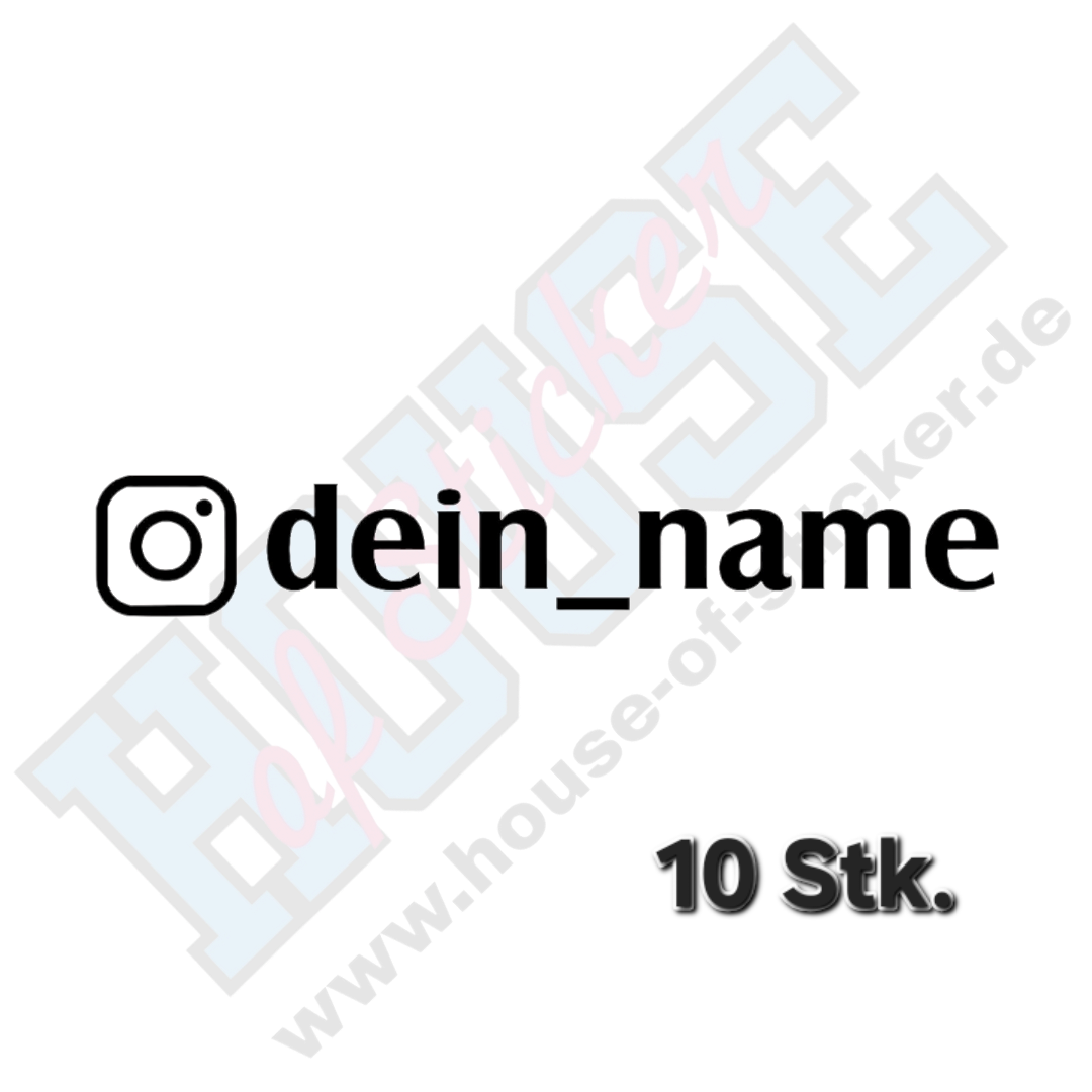 Instagram Sticker 10x