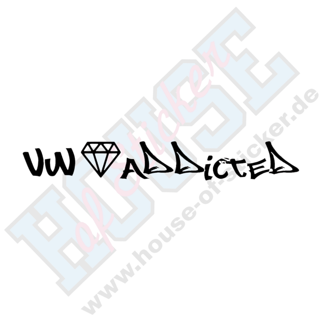 VW ADDICTED mit Diamand