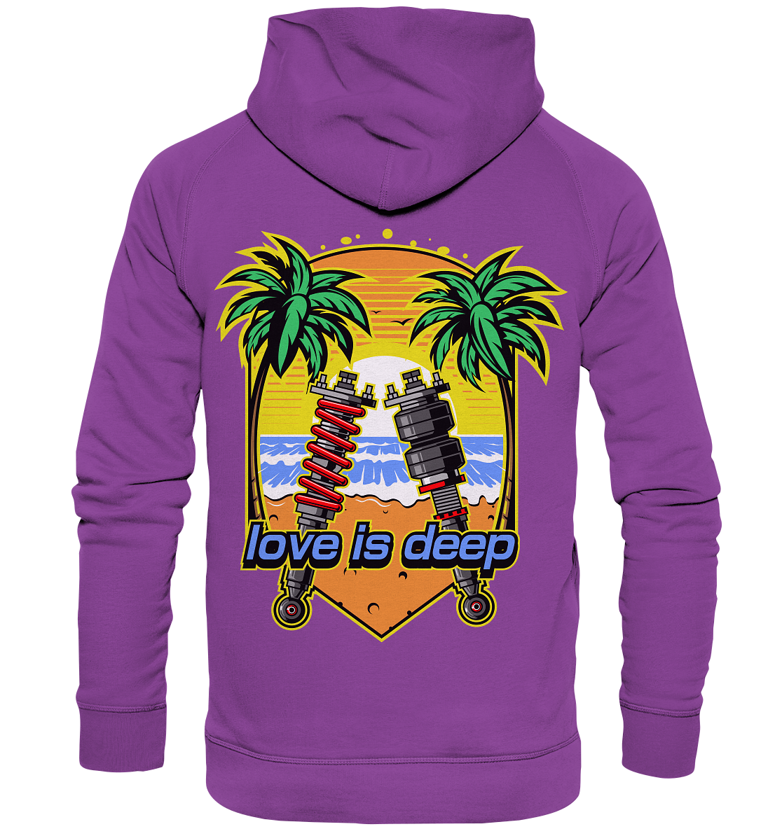Love is Deep - Basic Unisex Hoodie