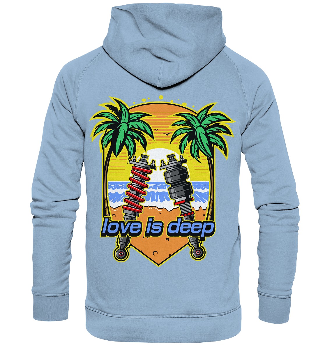 Love is Deep - Basic Unisex Hoodie
