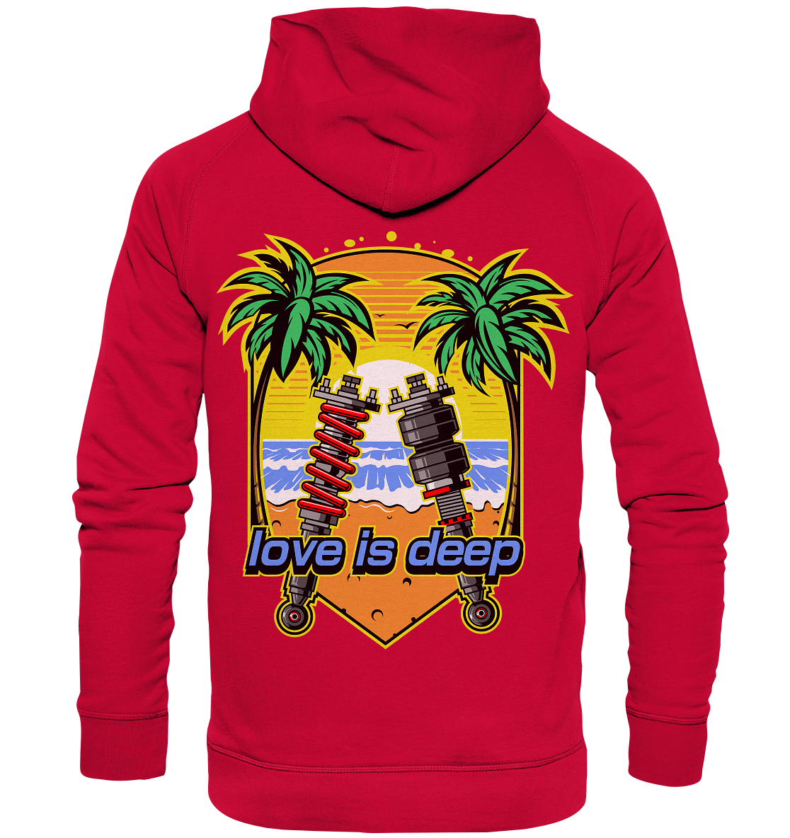 Love is Deep - Basic Unisex Hoodie