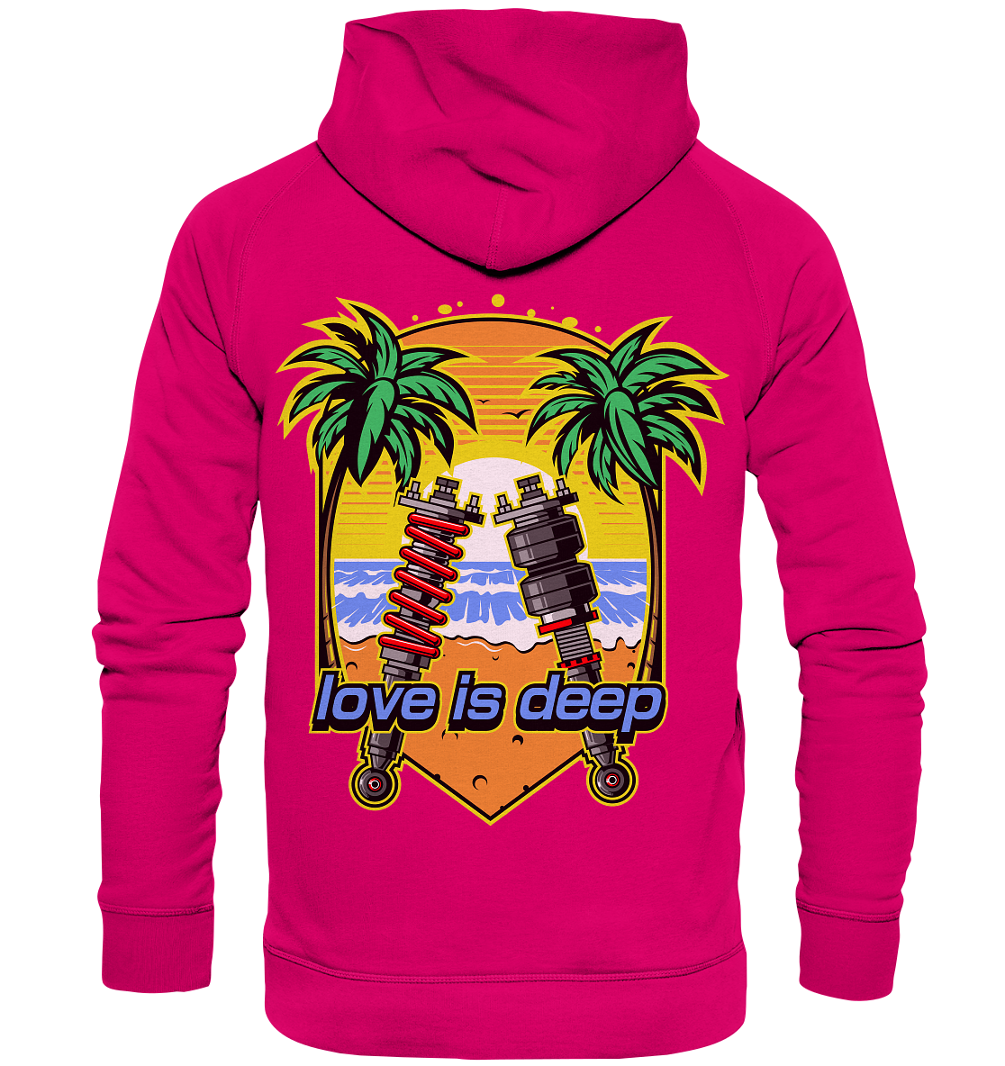Love is Deep - Basic Unisex Hoodie