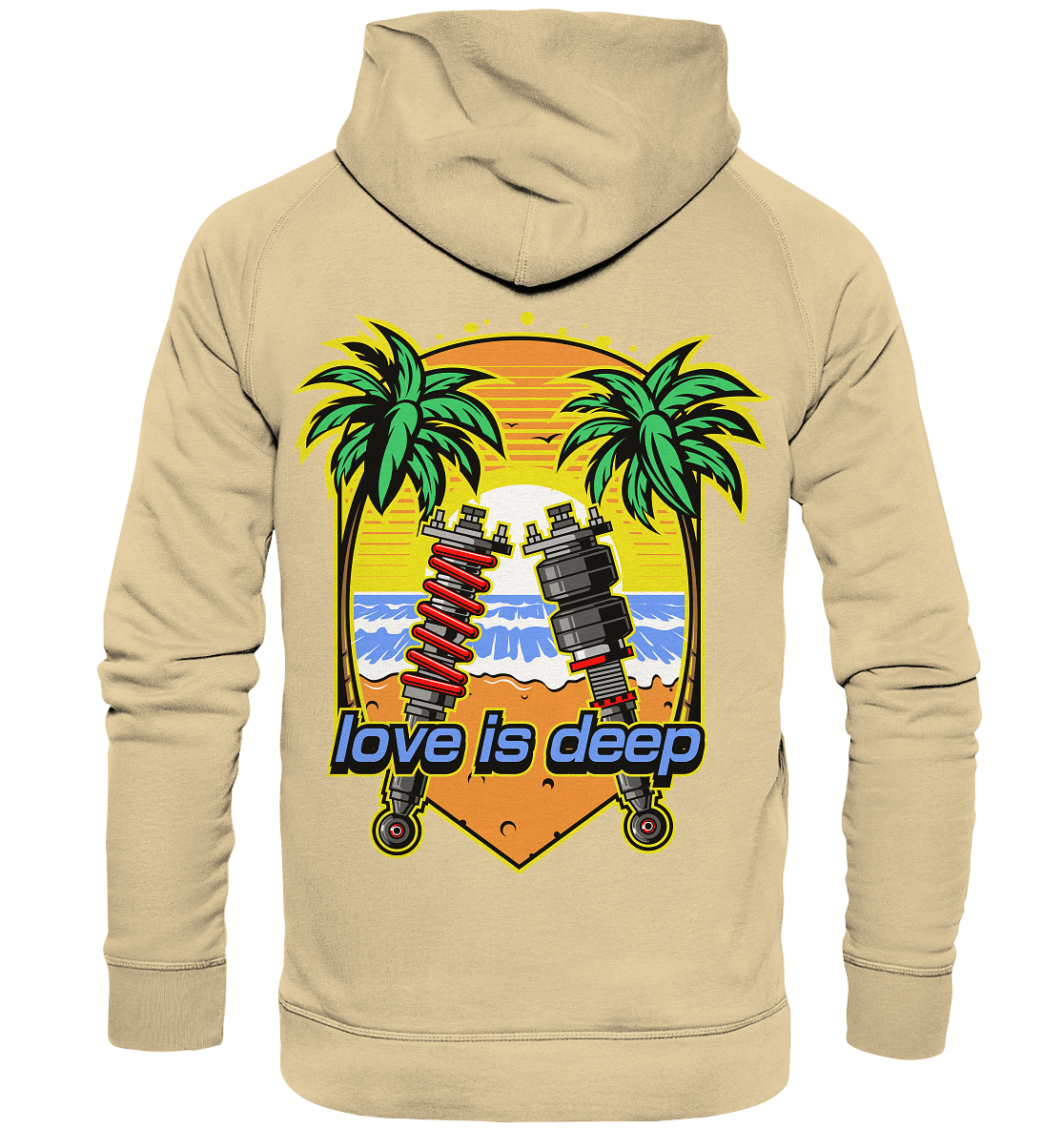 Love is Deep - Basic Unisex Hoodie