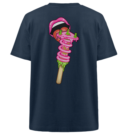 Ice Cream Static - Heavy Oversized Organic Shirt
