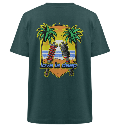 Love is Deep - Heavy Oversized Organic Shirt