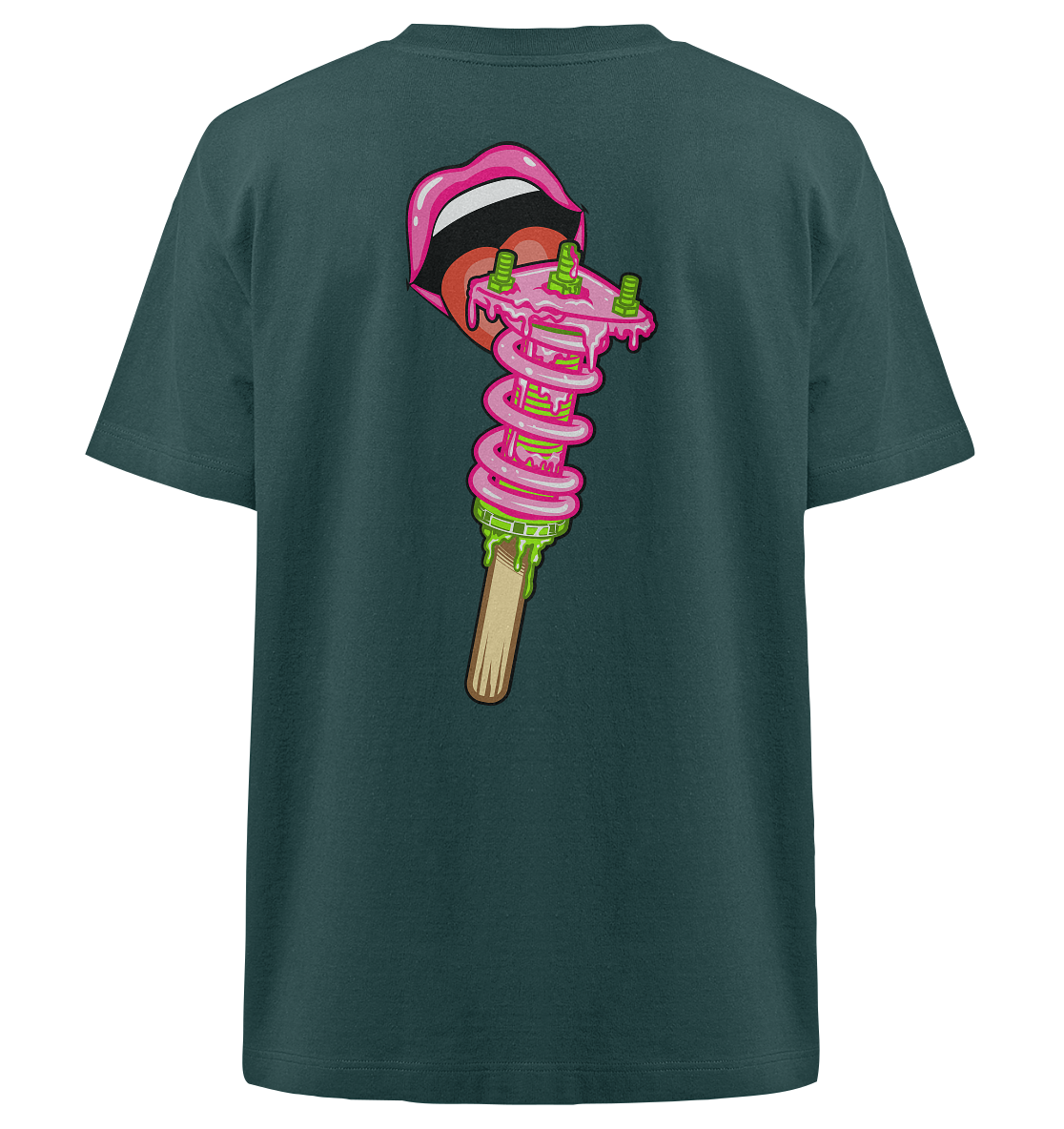 Ice Cream Static - Heavy Oversized Organic Shirt