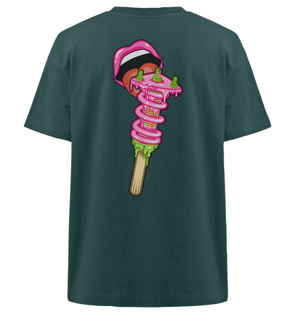 Ice Cream Static - Heavy Oversized Organic Shirt