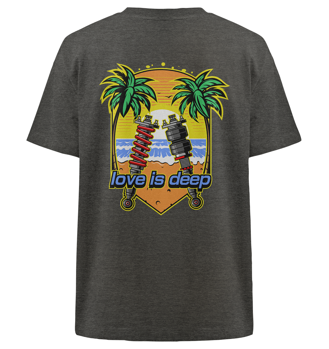 Love is Deep - Heavy Oversized Organic Shirt