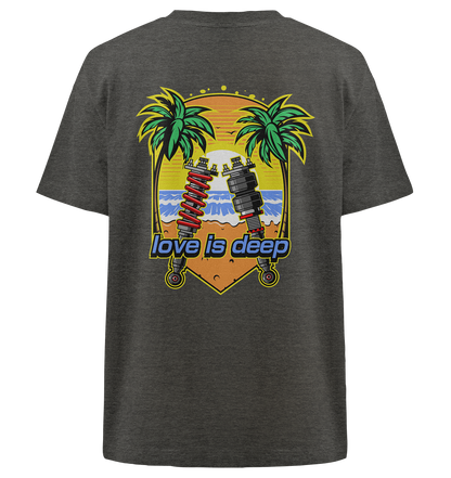 Love is Deep - Heavy Oversized Organic Shirt