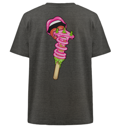 Ice Cream Static - Heavy Oversized Organic Shirt