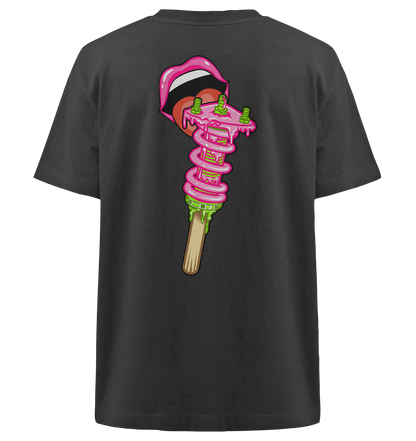 Ice Cream Static - Heavy Oversized Organic Shirt