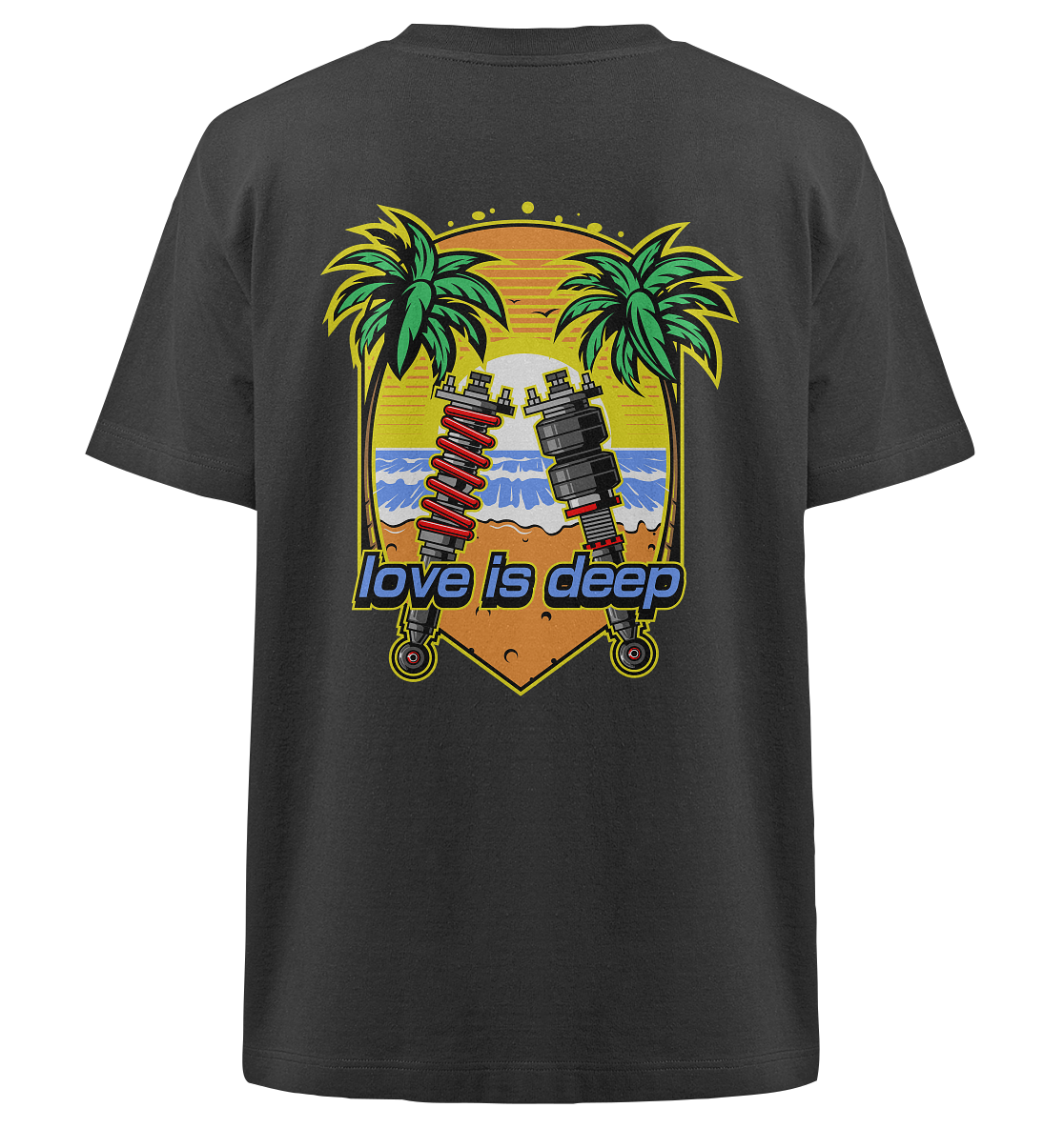 Love is Deep - Heavy Oversized Organic Shirt