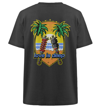 Love is Deep - Heavy Oversized Organic Shirt