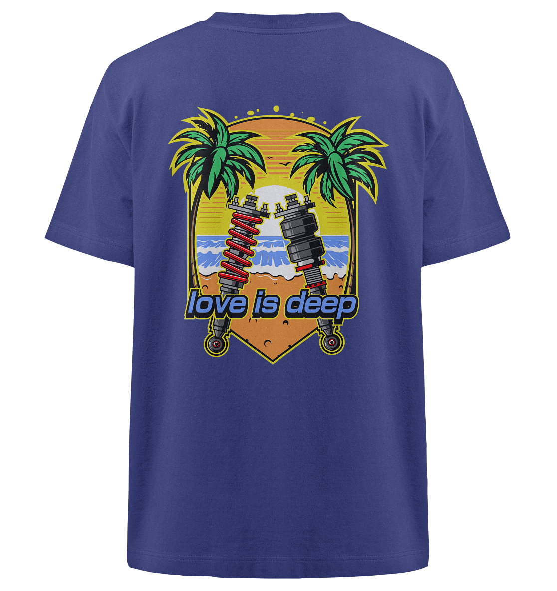 Love is Deep - Heavy Oversized Organic Shirt