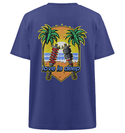 Love is Deep - Heavy Oversized Organic Shirt