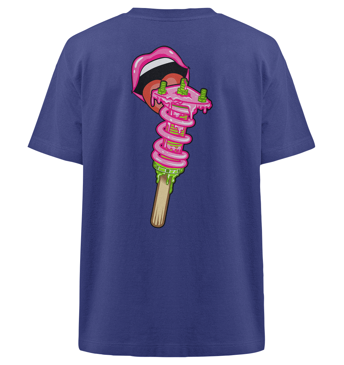 Ice Cream Static - Heavy Oversized Organic Shirt