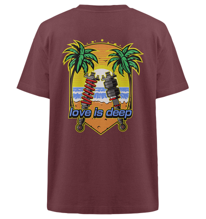 Love is Deep - Heavy Oversized Organic Shirt