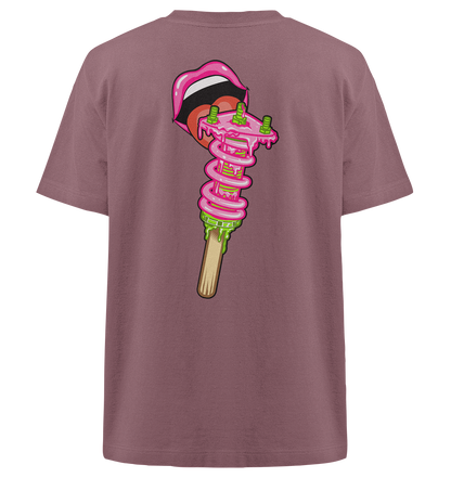 Ice Cream Static - Heavy Oversized Organic Shirt