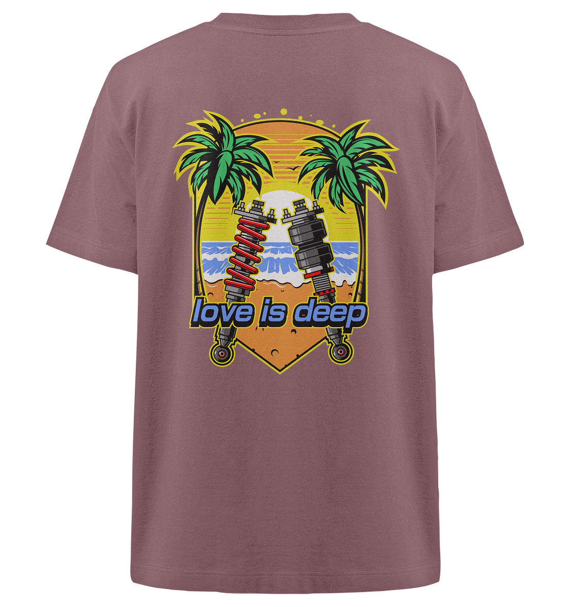 Love is Deep - Heavy Oversized Organic Shirt