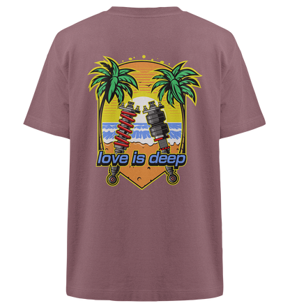 Love is Deep - Heavy Oversized Organic Shirt