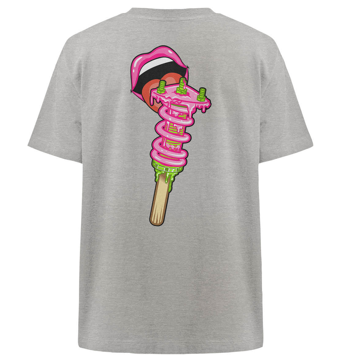 Ice Cream Static - Heavy Oversized Organic Shirt