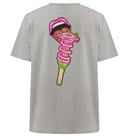 Ice Cream Static - Heavy Oversized Organic Shirt