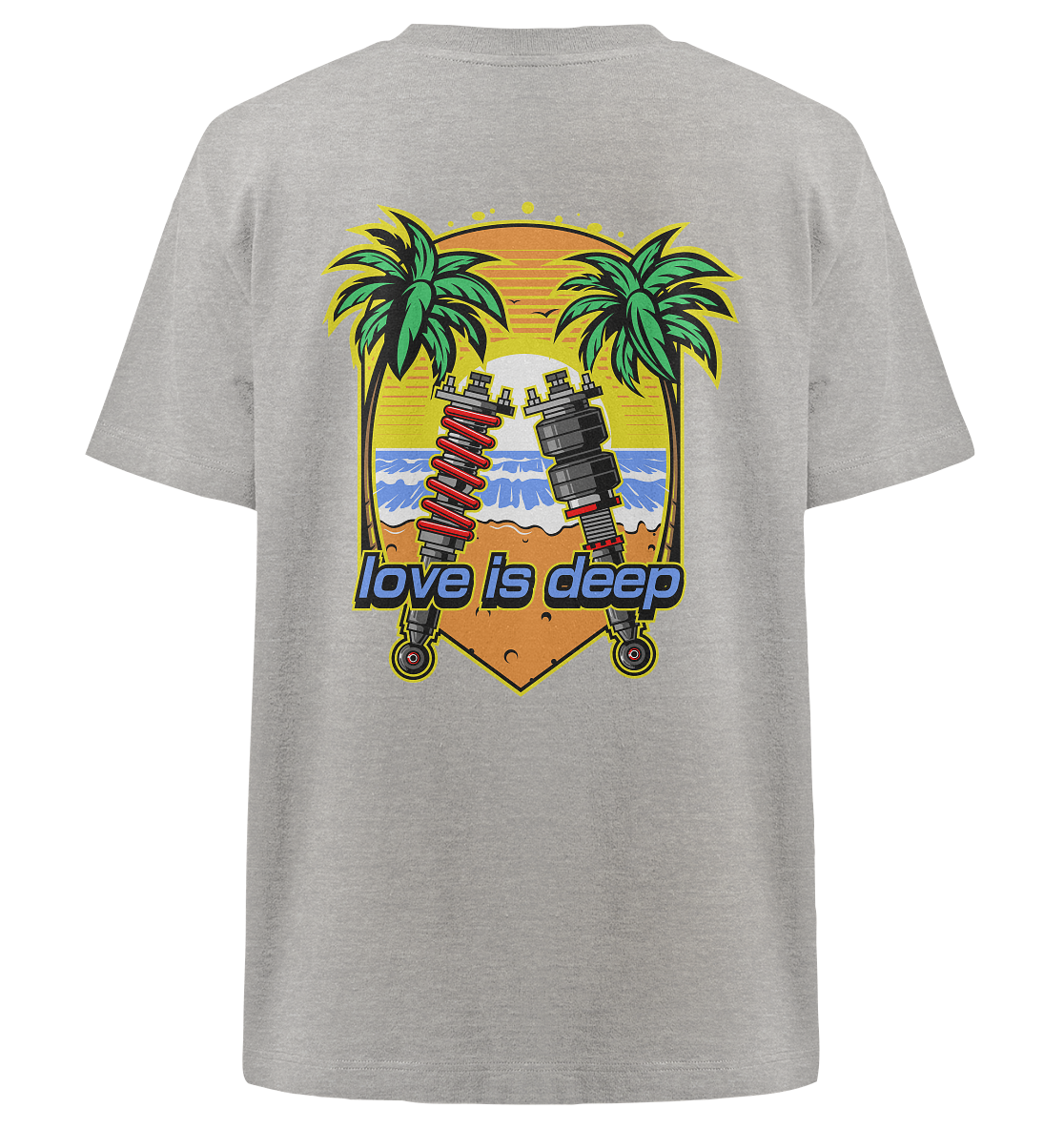 Love is Deep - Heavy Oversized Organic Shirt