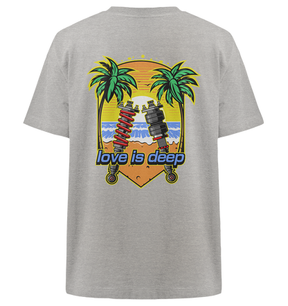 Love is Deep - Heavy Oversized Organic Shirt