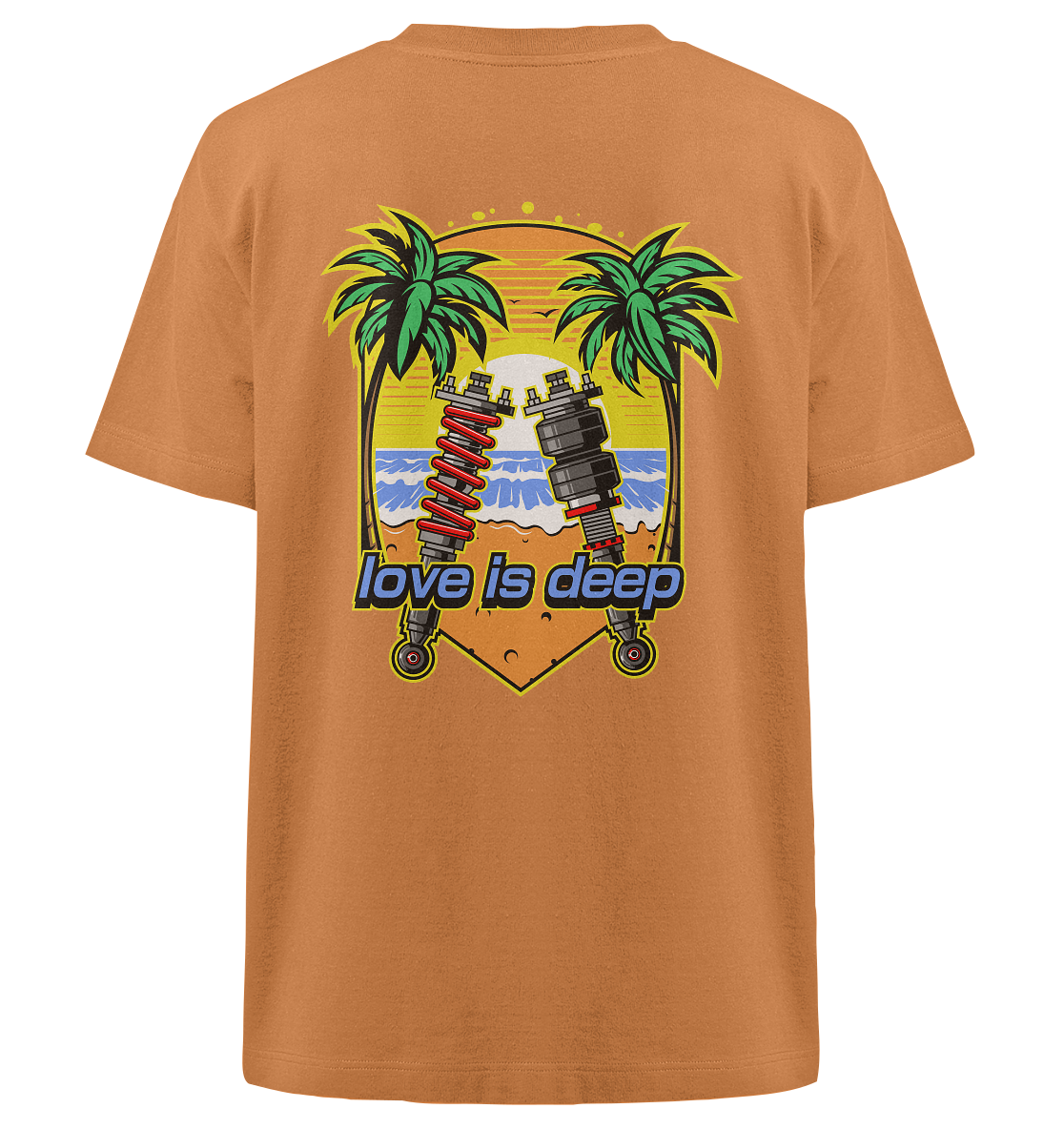 Love is Deep - Heavy Oversized Organic Shirt