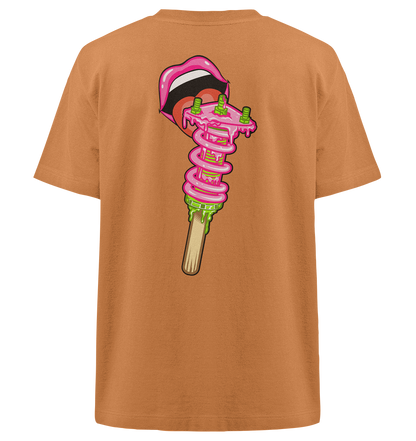 Ice Cream Static - Heavy Oversized Organic Shirt