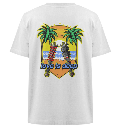 Love is Deep - Heavy Oversized Organic Shirt