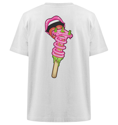 Ice Cream Static - Heavy Oversized Organic Shirt