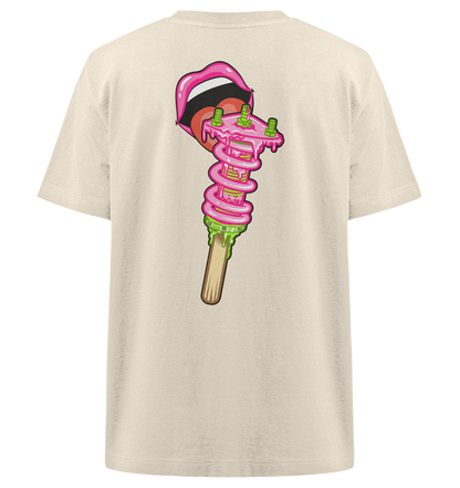 Ice Cream Static - Heavy Oversized Organic Shirt