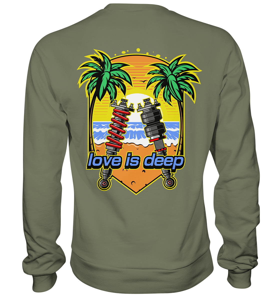 Love is Deep - Premium Sweatshirt