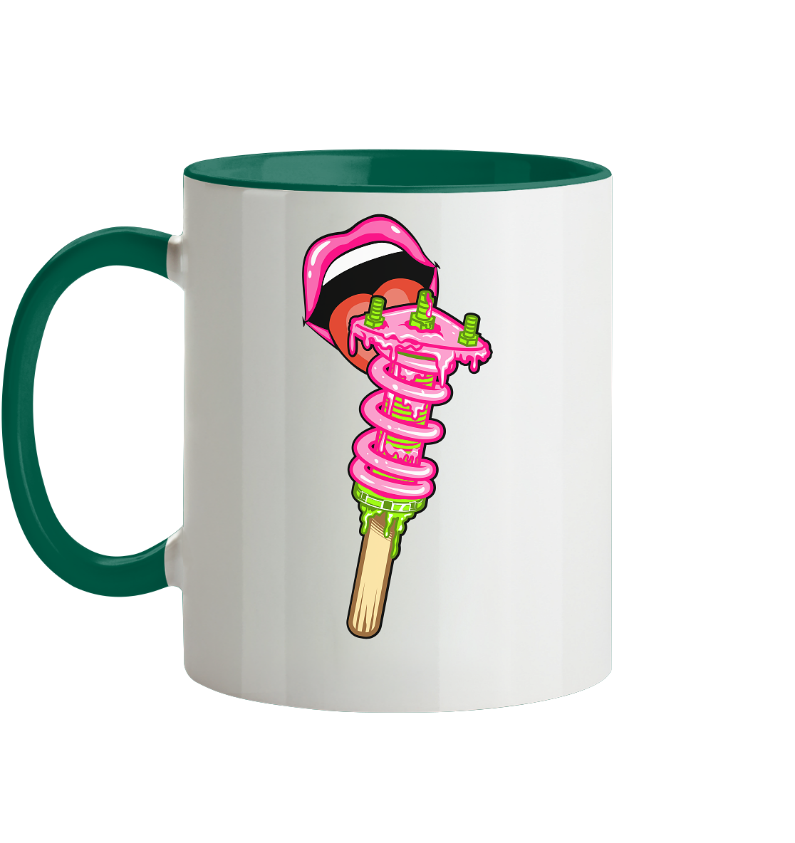 Ice Cream Static - Tasse zweifarbig