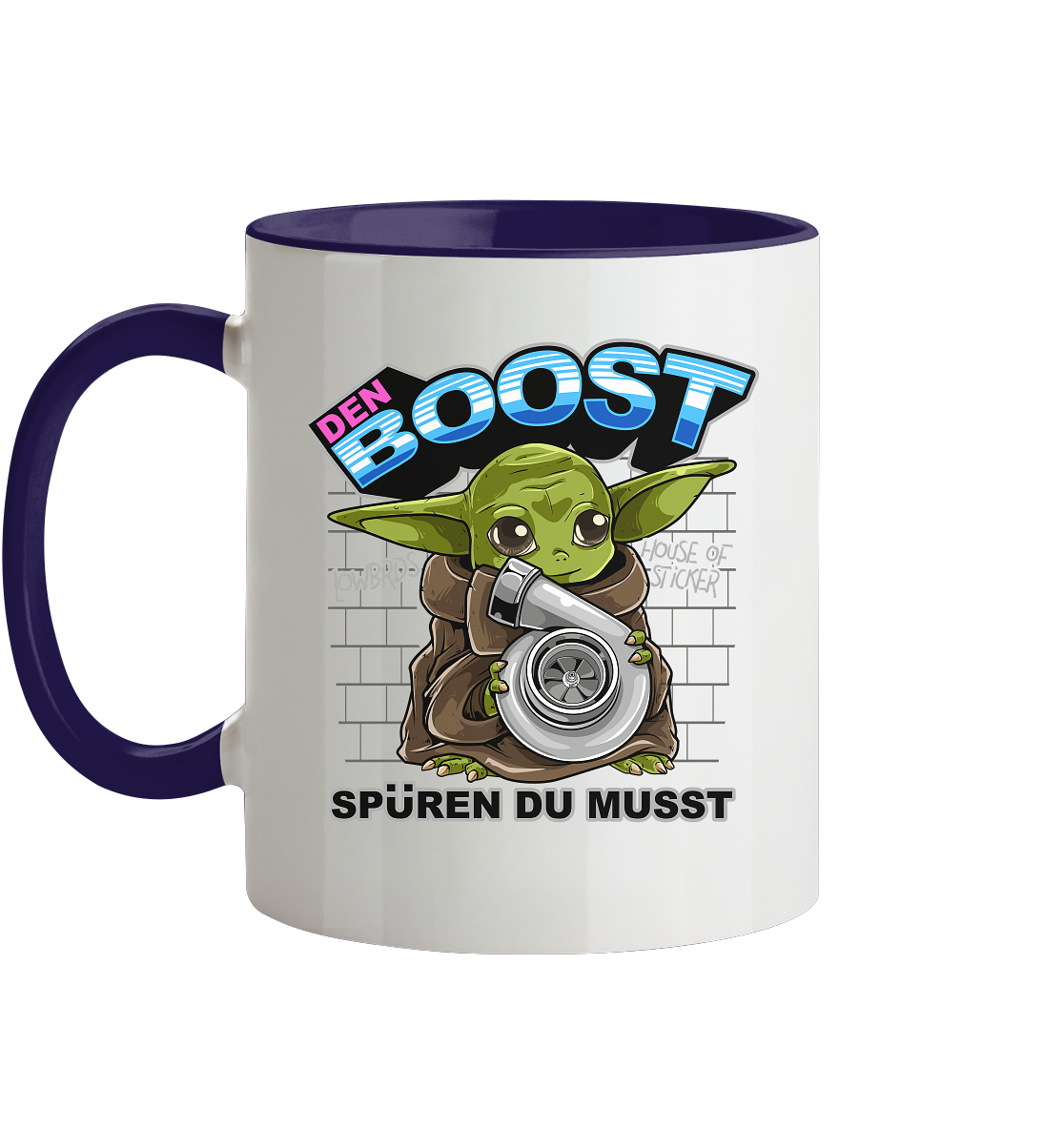 Baby Boost World  - Tasse zweifarbig
