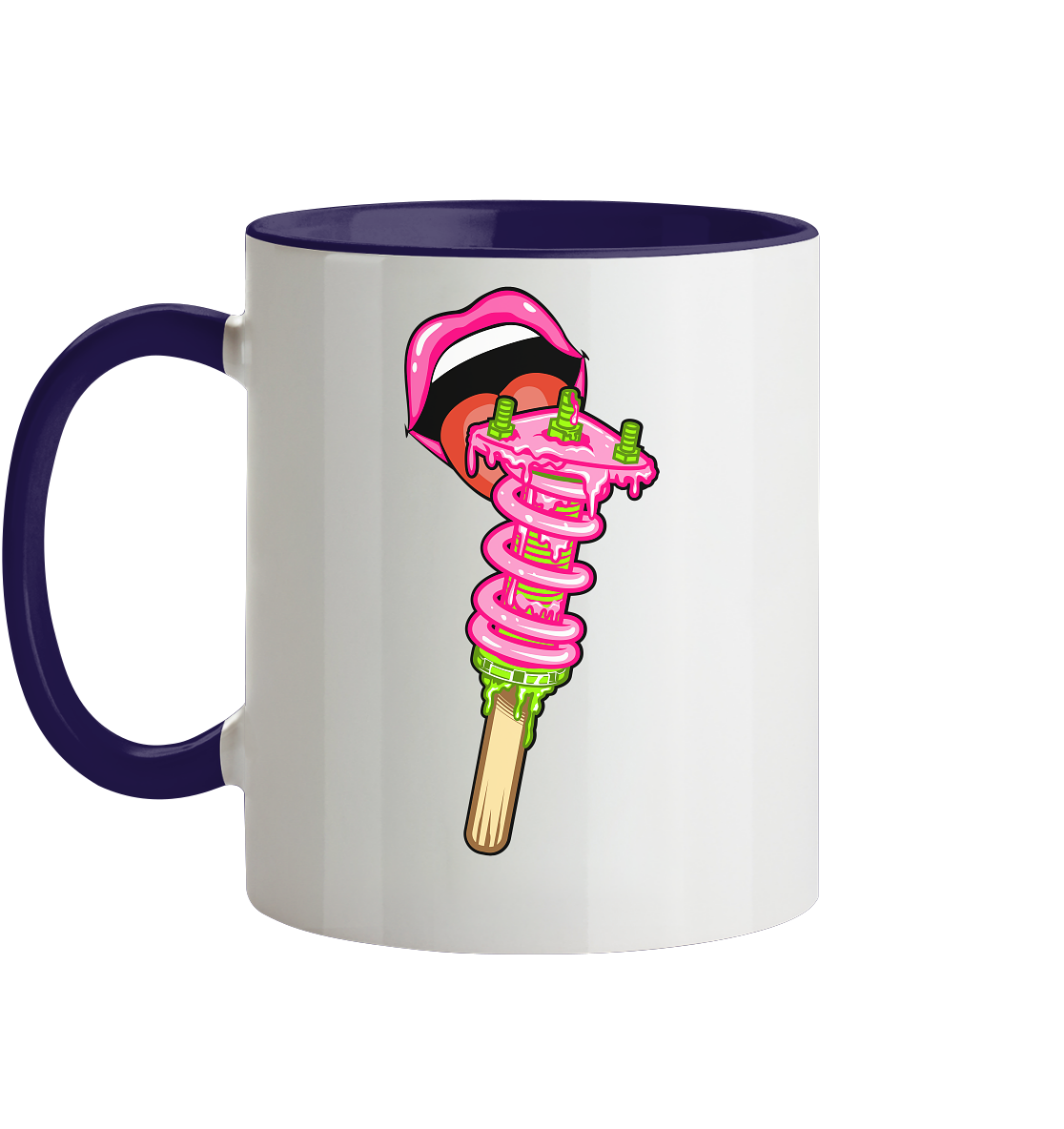 Ice Cream Static - Tasse zweifarbig