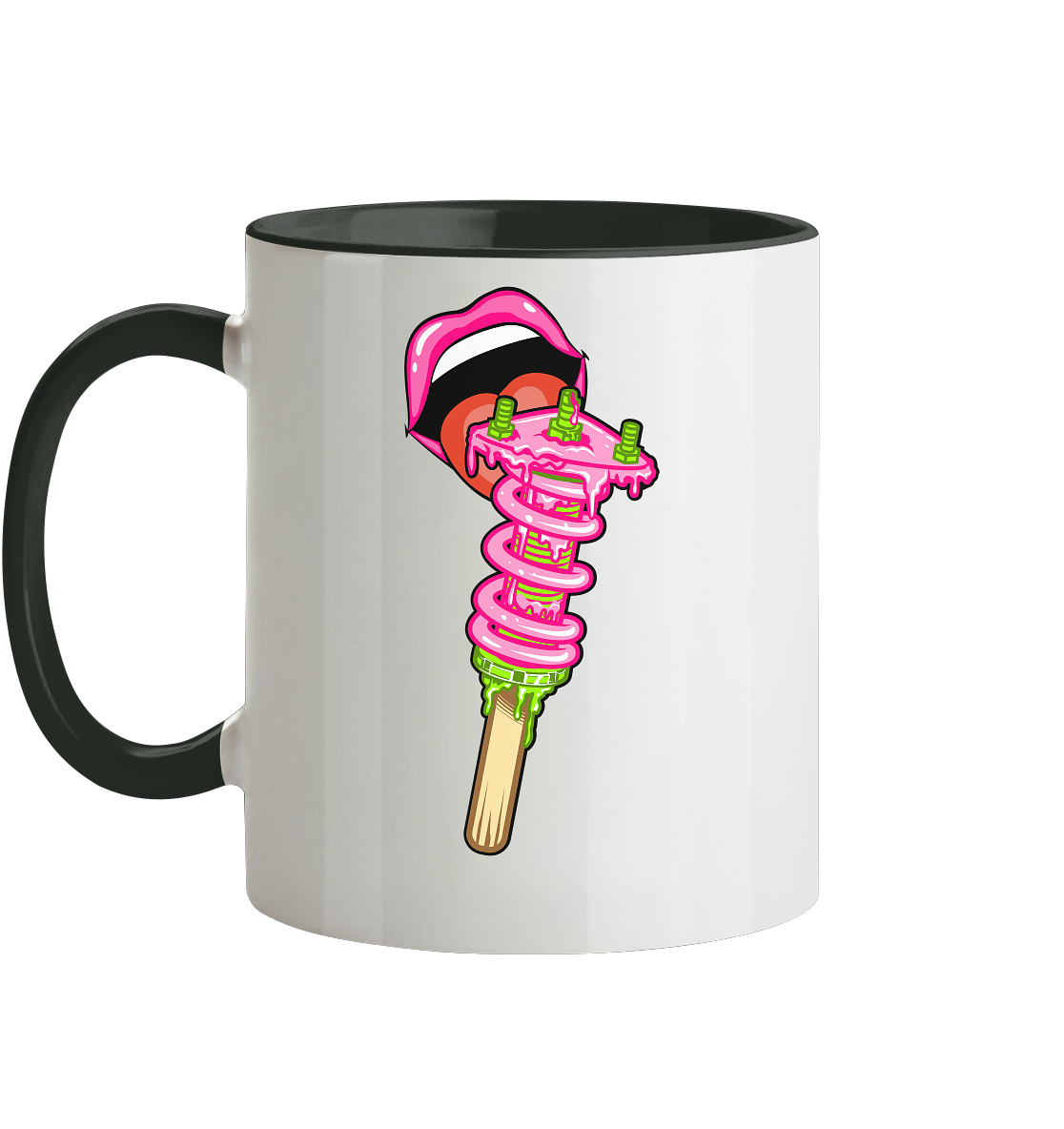 Ice Cream Static - Tasse zweifarbig