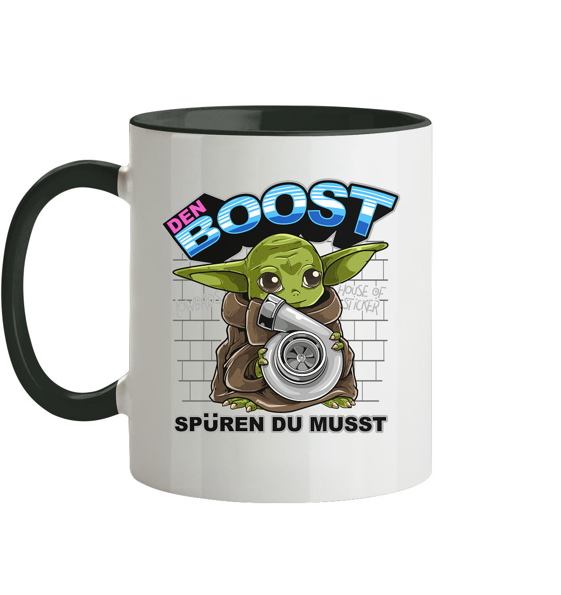 Baby Boost World  - Tasse zweifarbig