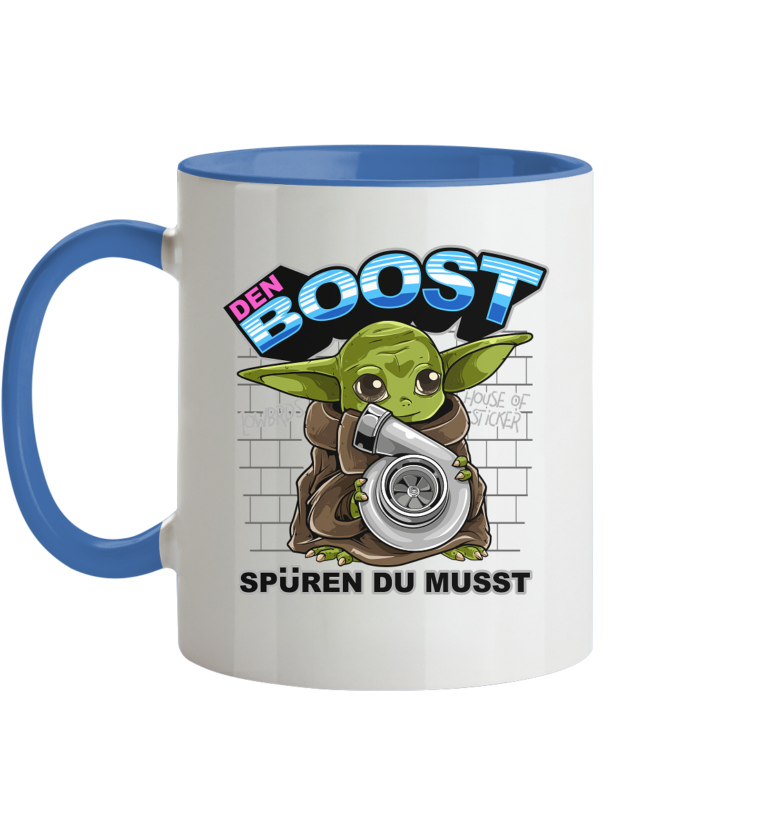 Baby Boost World  - Tasse zweifarbig