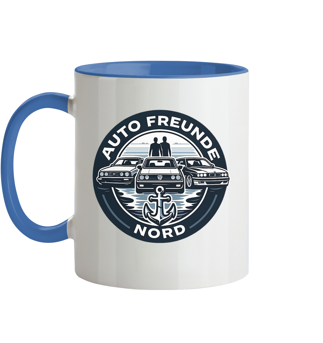 Autofreunde Nord - Tasse zweifarbig