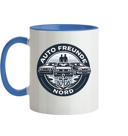 Autofreunde Nord - Tasse zweifarbig