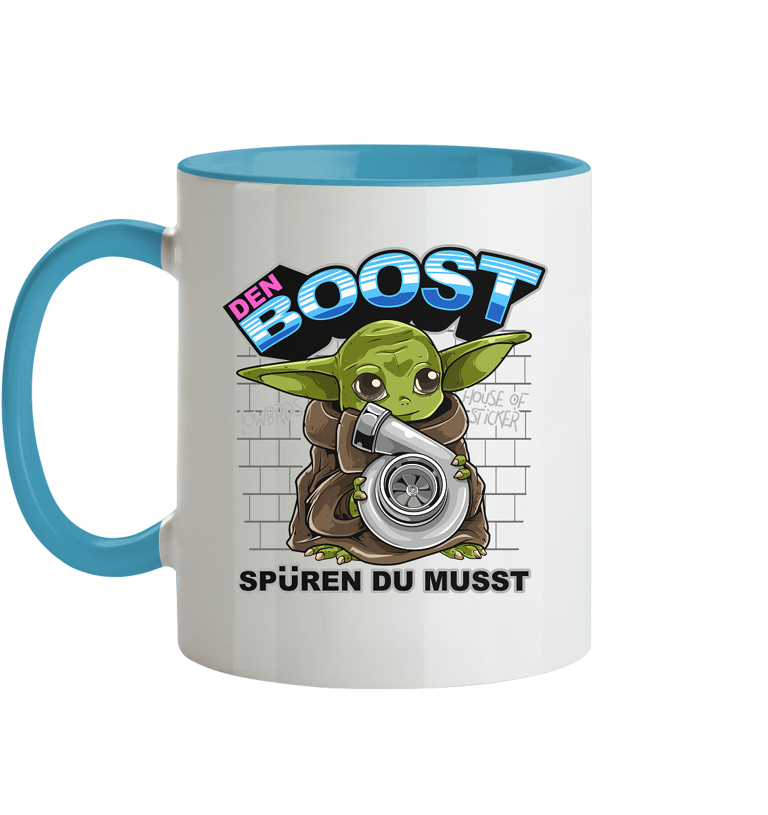 Baby Boost World  - Tasse zweifarbig