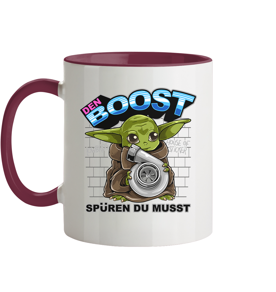 Baby Boost World  - Tasse zweifarbig