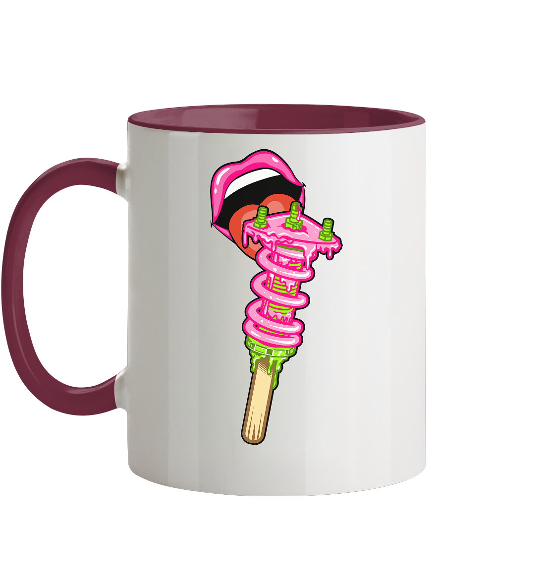Ice Cream Static - Tasse zweifarbig