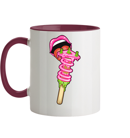 Ice Cream Static - Tasse zweifarbig