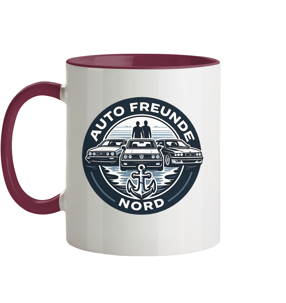 Autofreunde Nord - Tasse zweifarbig