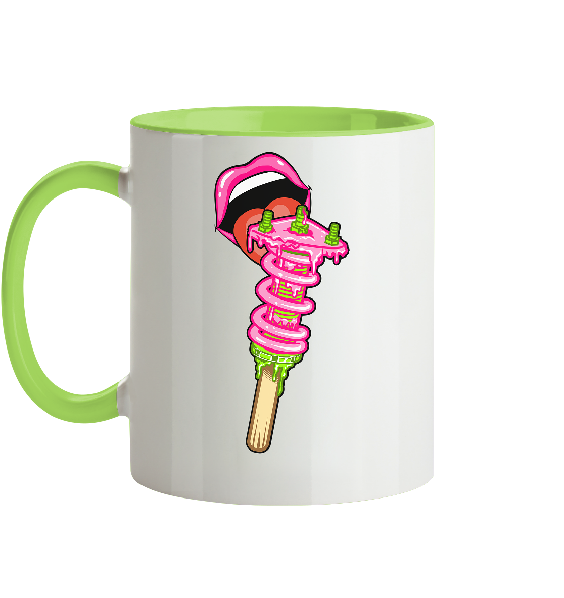 Ice Cream Static - Tasse zweifarbig